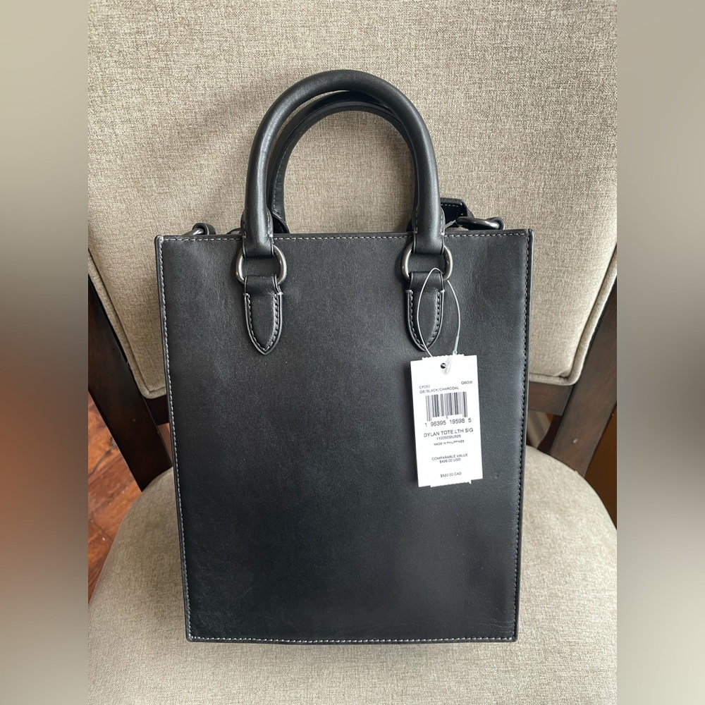 NWT！COACH DYLAN TOTE IN COLORBLOCK SIGNATURE CANVAS (COACH CP050) - Picture 2 of 8